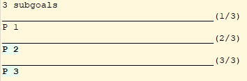 rocqide with Set Diffs on with multiple goals